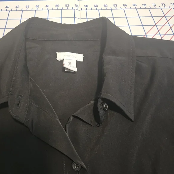 GUC | Chico’s | 3 | Black Button-Down Shirt - Picture 2 of 7